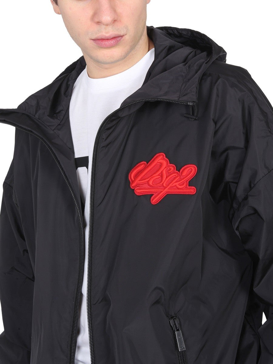 Dsquared JACKET WITH LOGO PATCH