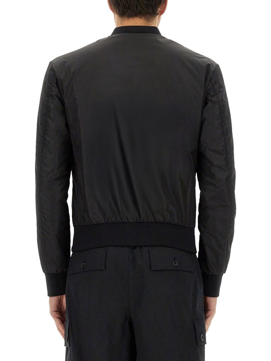 Dolce & Gabbana JACKET WITH LOGO PLAQUE