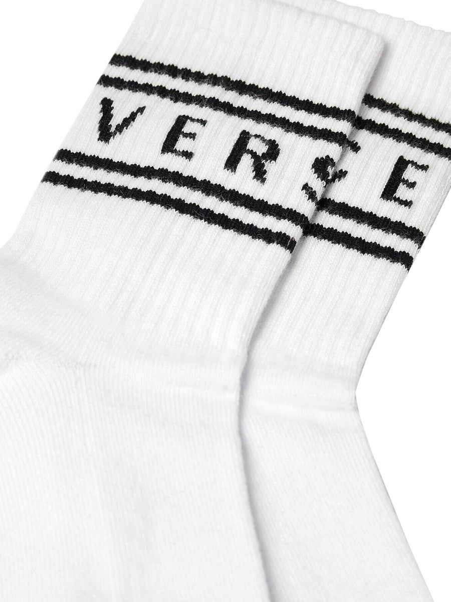 Versace JACQUARD COTTON ELASTOMER SOCKS FOR SOCKS