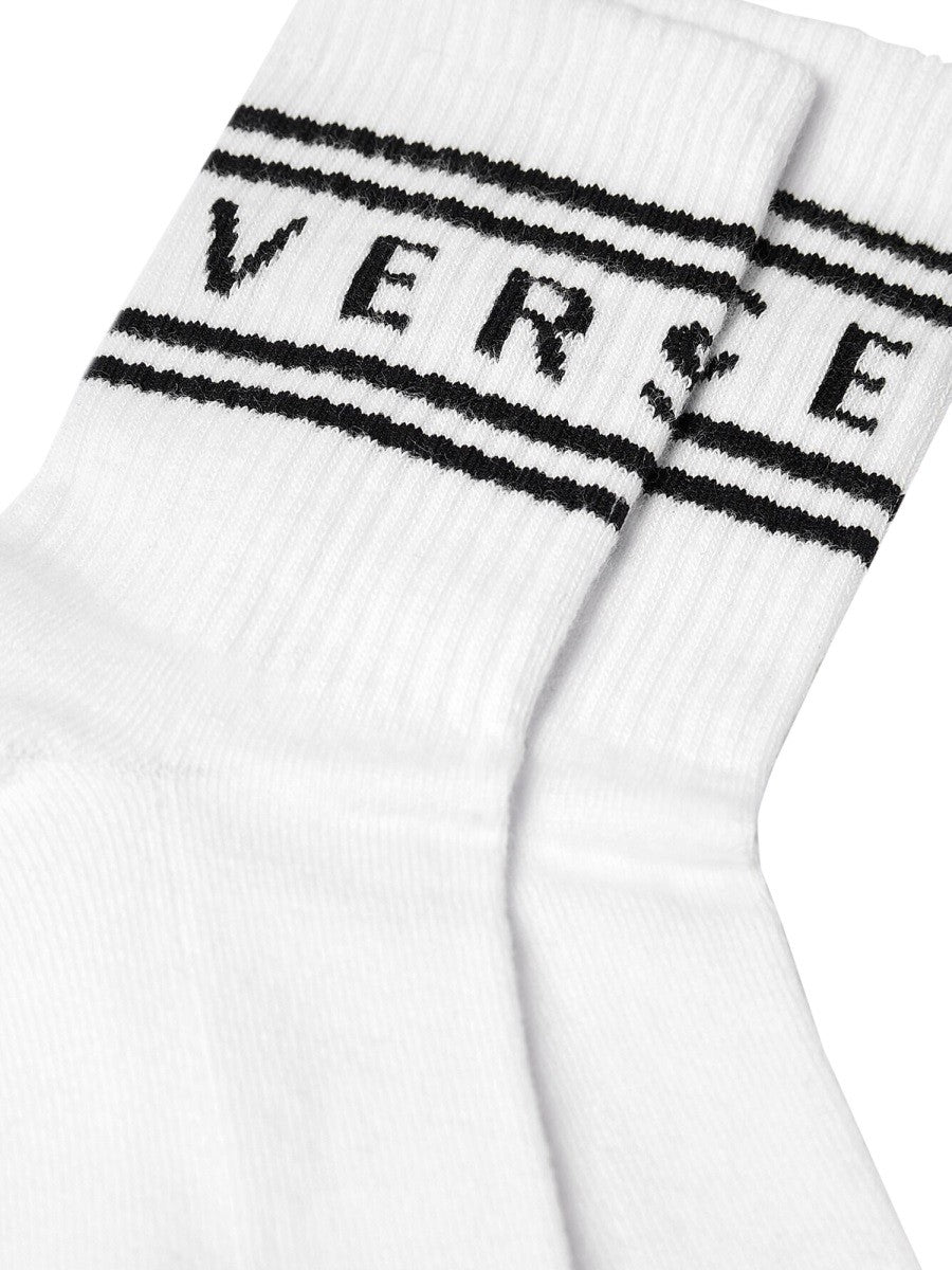 Versace JACQUARD COTTON ELASTOMER SOCKS FOR SOCKS