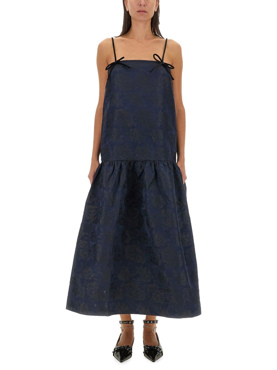 GANNI JACQUARD DRESS