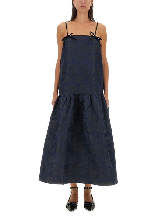 GANNI JACQUARD DRESS
