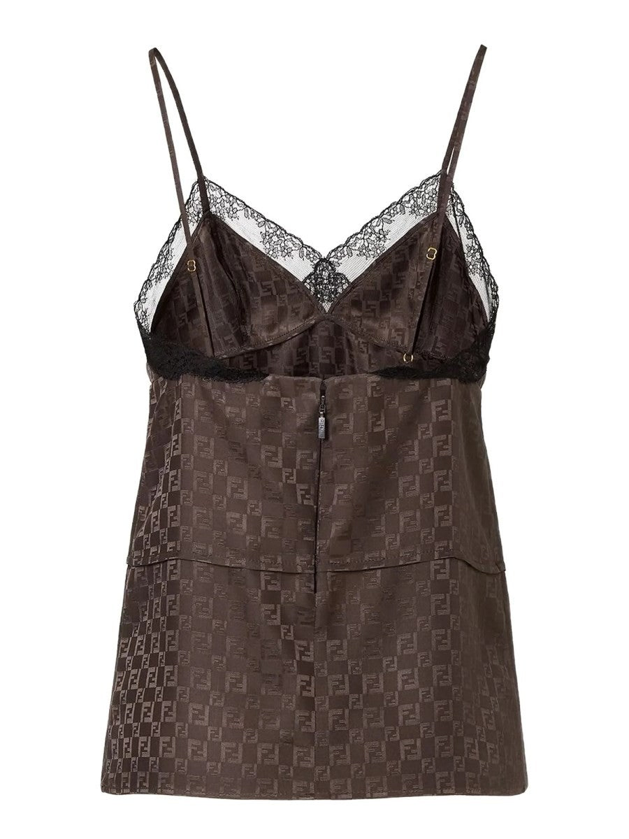 Fendi "JACQUARD FF" TOP