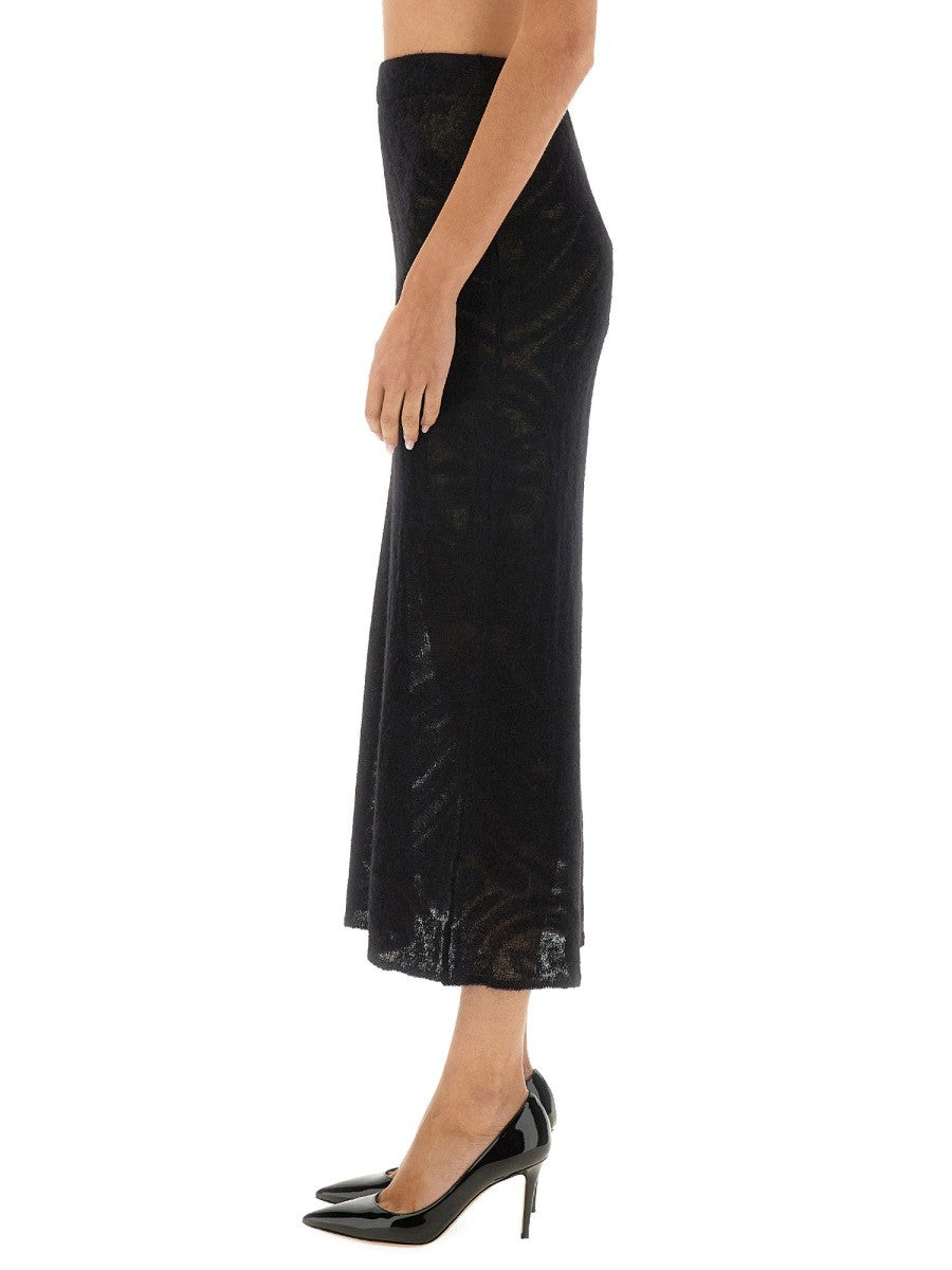 Etro JACQUARD KNIT SKIRT