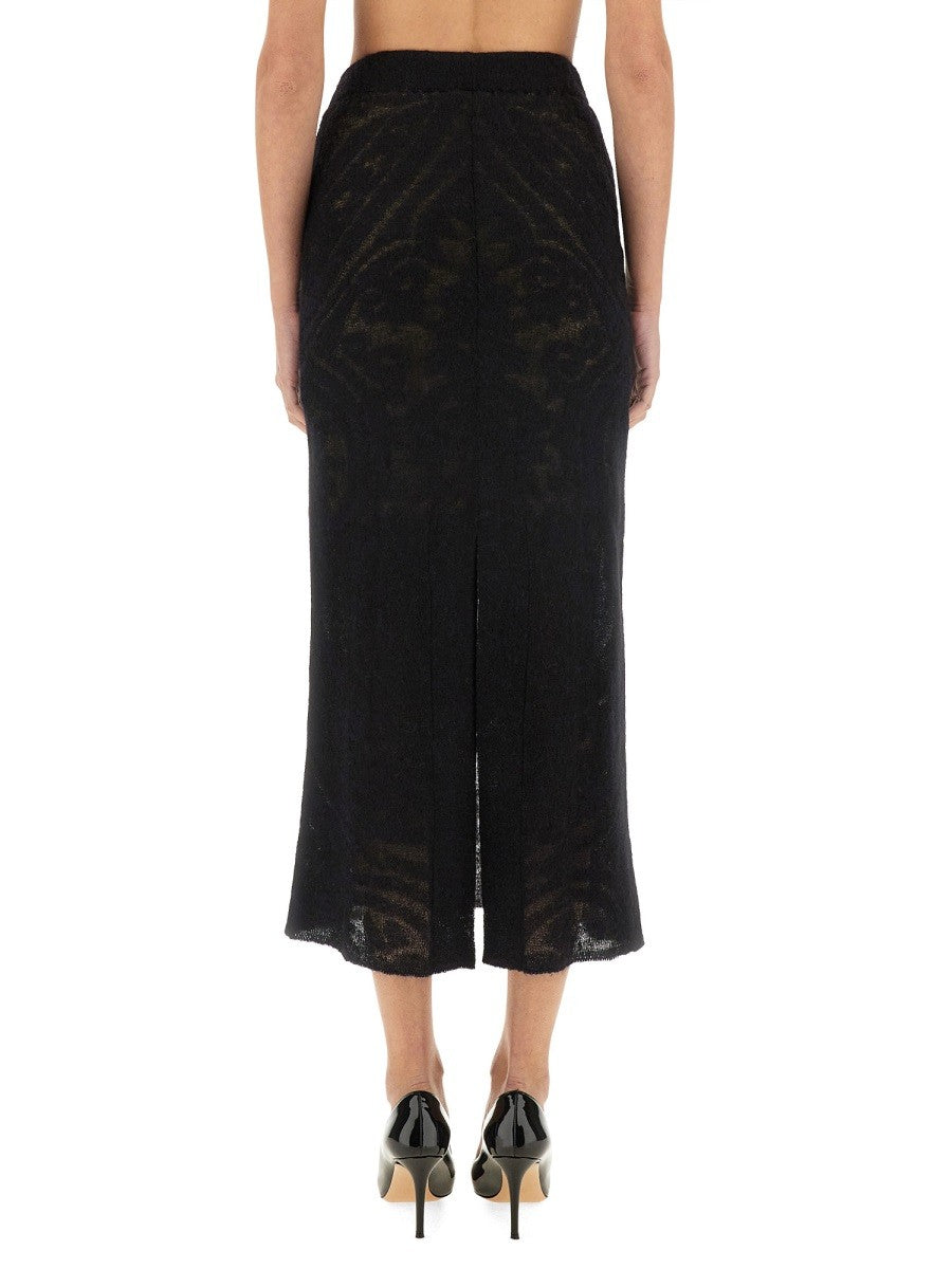 Etro JACQUARD KNIT SKIRT