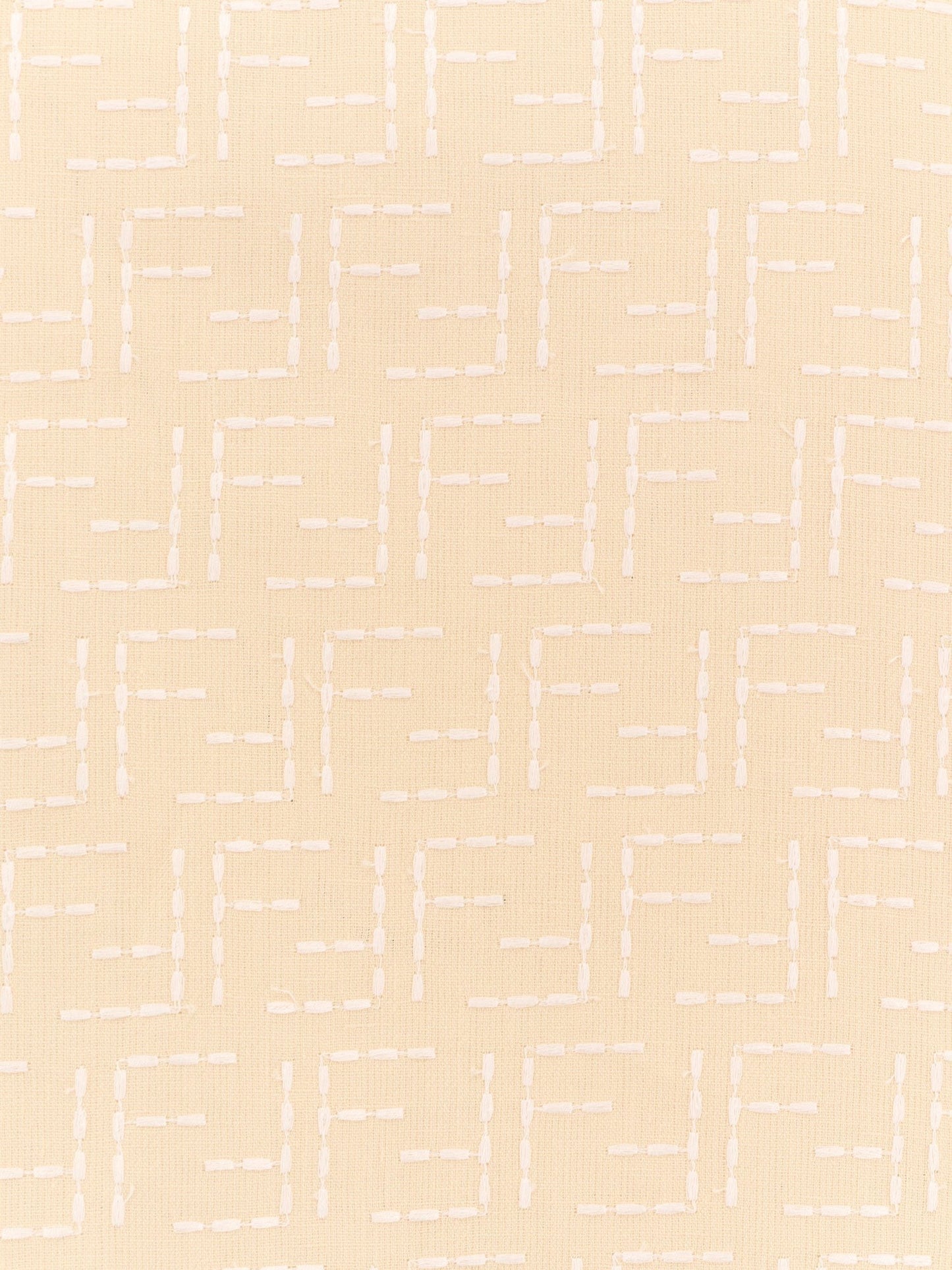 Fendi Jacquard linen and cotton shirt with all-over ff embroidery