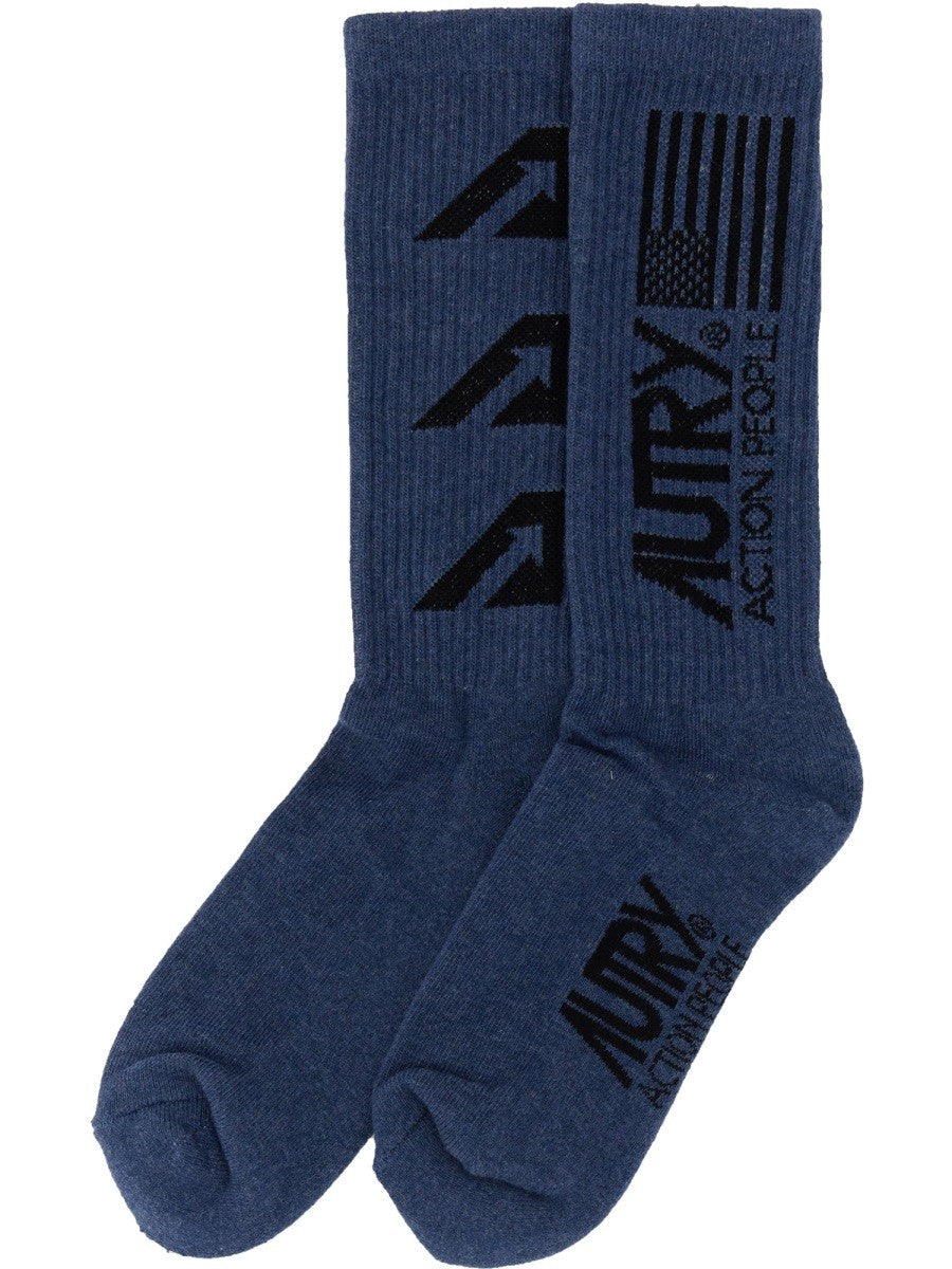 Autry JAQUARD LOGO SOCK