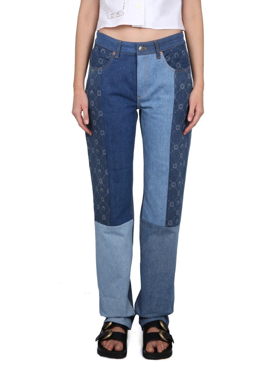 MARINE SERRE JEANS IN DENIM