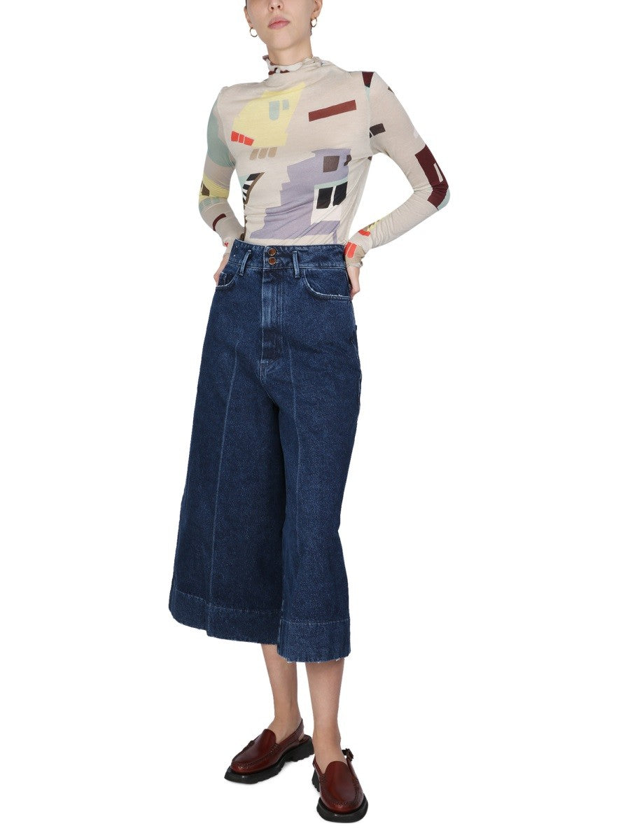 ALYSI JEANS WIDE LEG