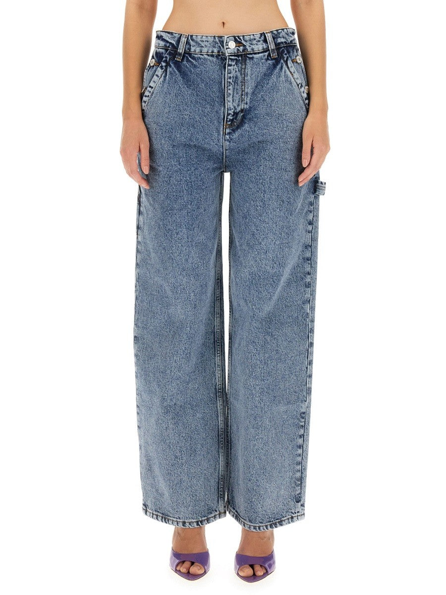 MOSCHINO JEANS JEANS WIDE LEG