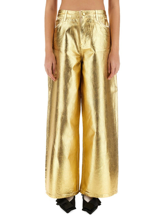 GANNI JEANS WIDE LEG