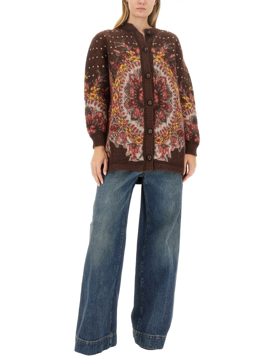 Etro JEANS WITH EMBROIDERED PEGASUS