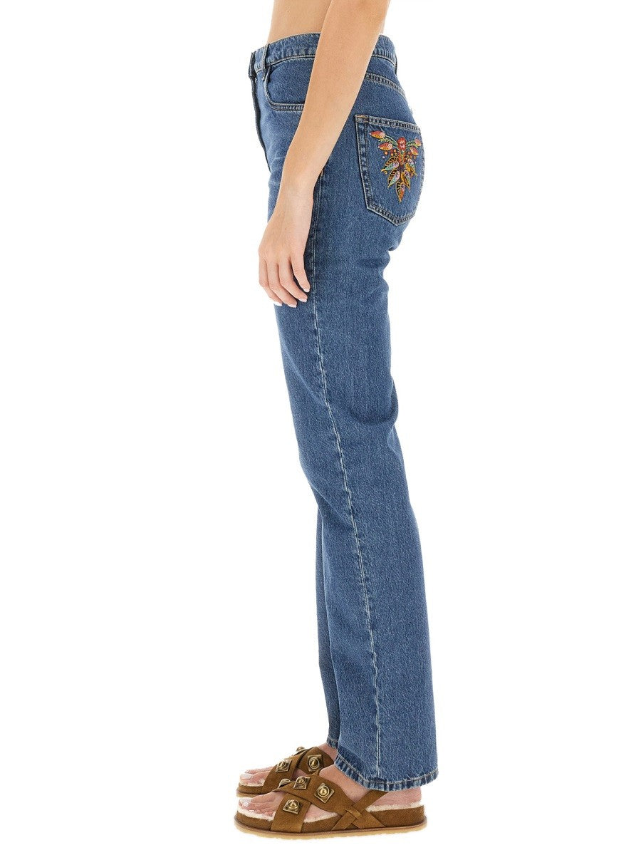 Etro JEANS WITH LOGO EMBROIDERY