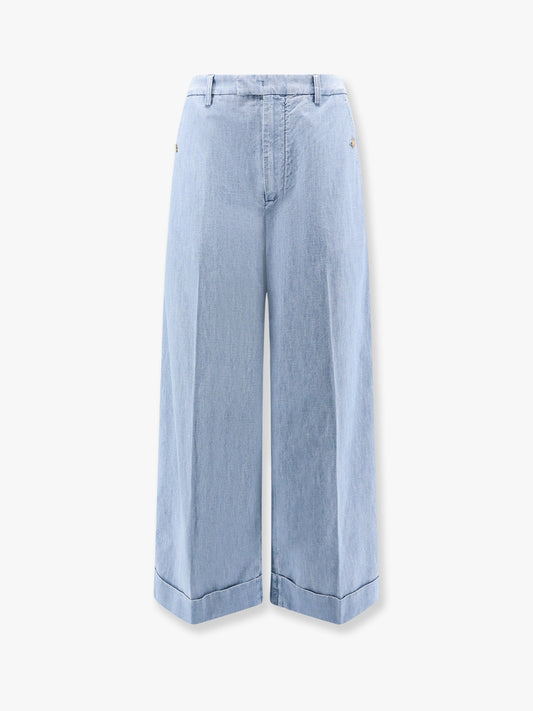 Valentino DENIM PANTS WITH LAPELS