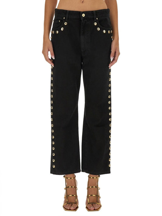 RABANNE JEANS WITH STUDS