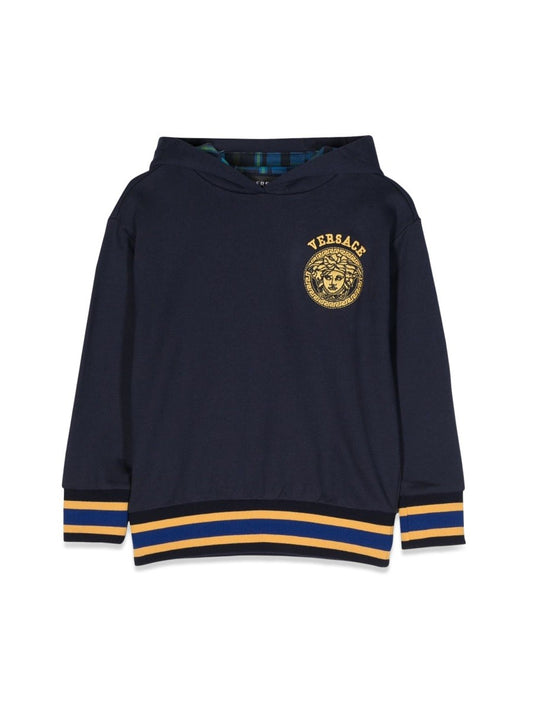 Versace jellyfish sweatshirt inside tartan