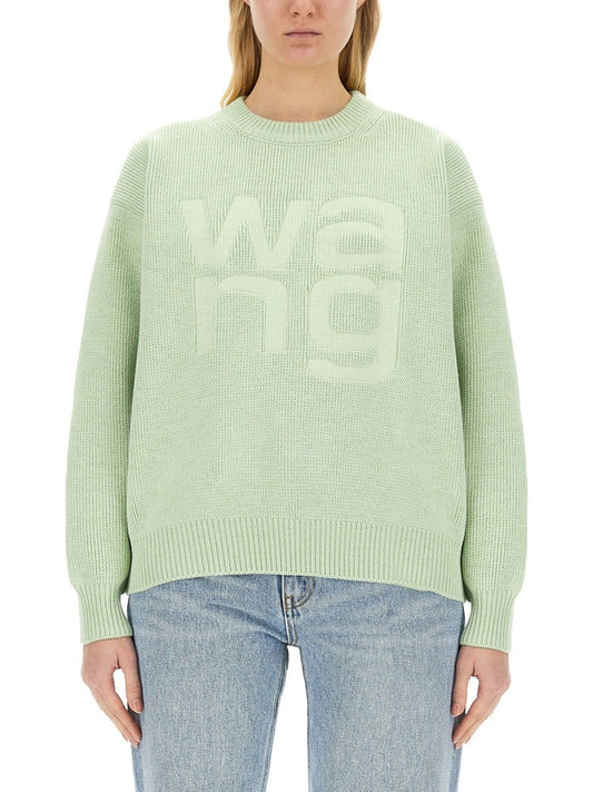 ALEXANDERWANG.T JERSEY WITH LOGO