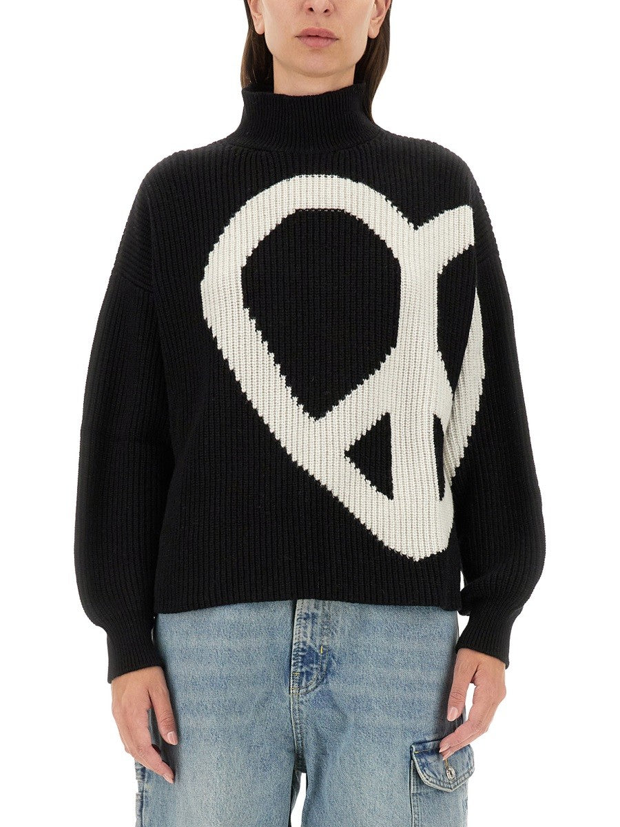 MOSCHINO JEANS JERSEY WITH LOGO