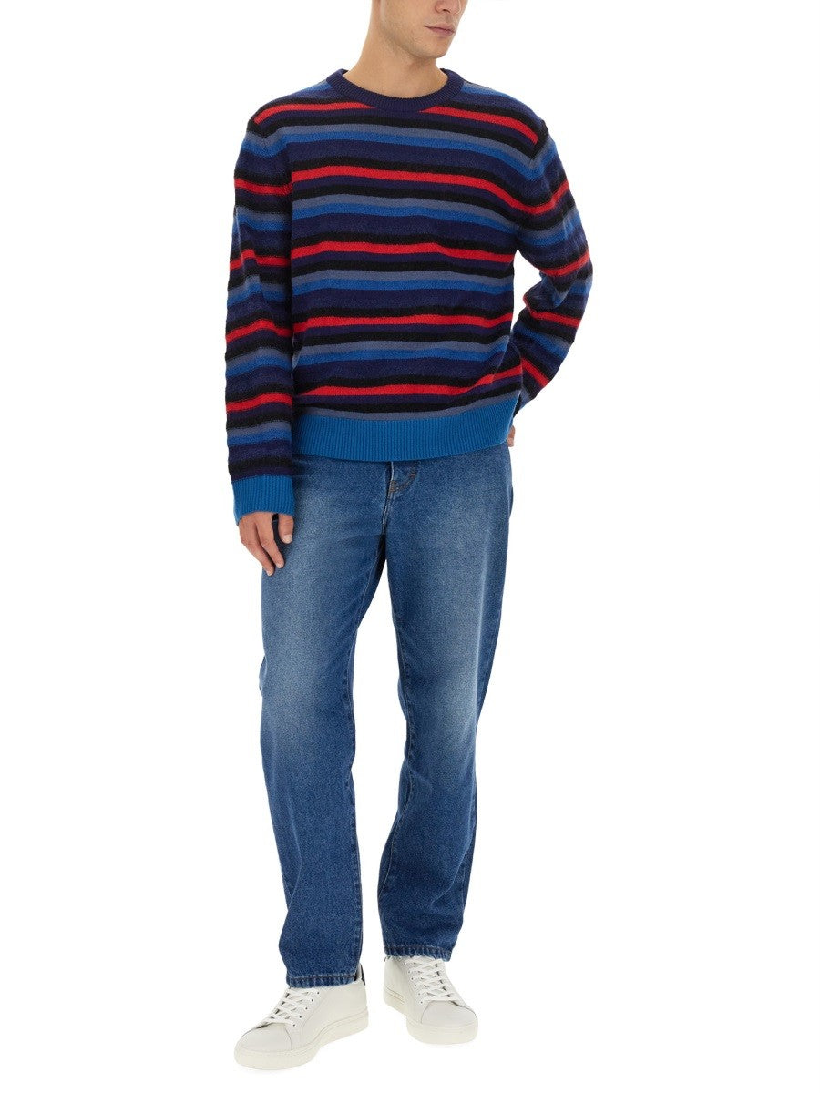 PS BY PAUL SMITH JERSEY WITH STRIPE PATTERN