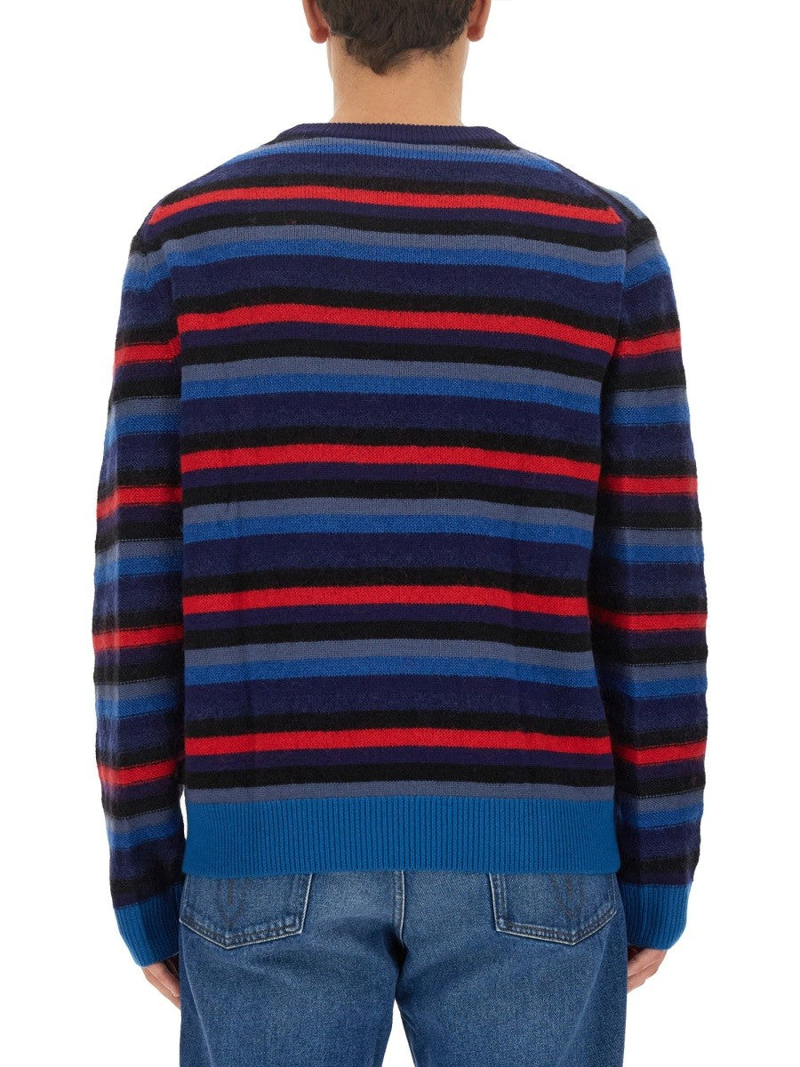 PS BY PAUL SMITH JERSEY WITH STRIPE PATTERN