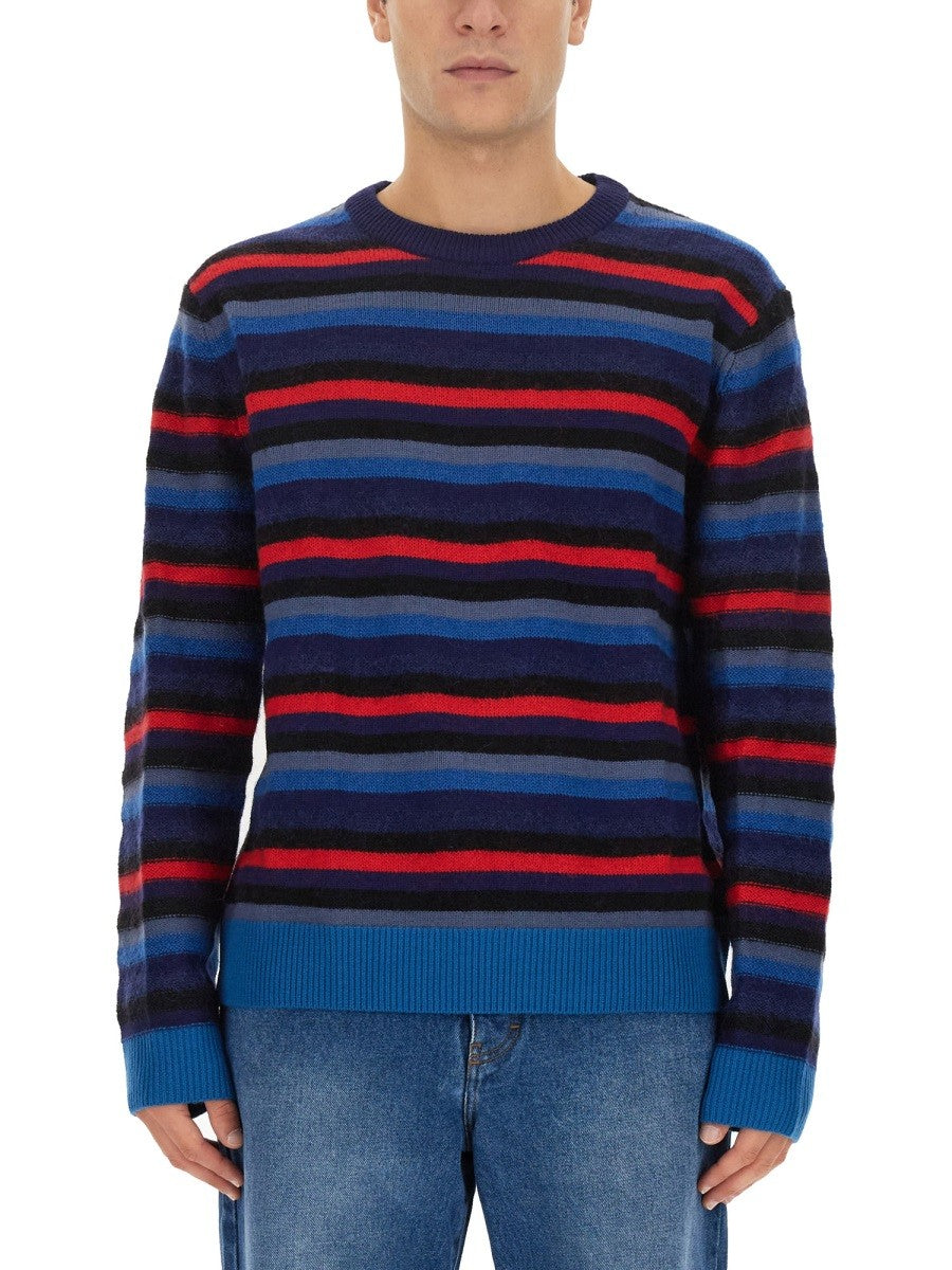 PS BY PAUL SMITH JERSEY WITH STRIPE PATTERN