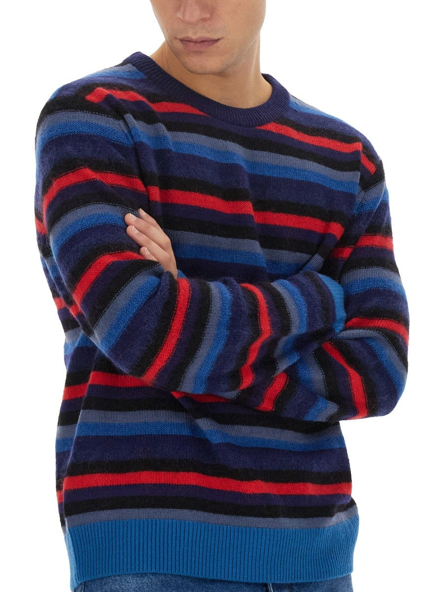 PS BY PAUL SMITH JERSEY WITH STRIPE PATTERN