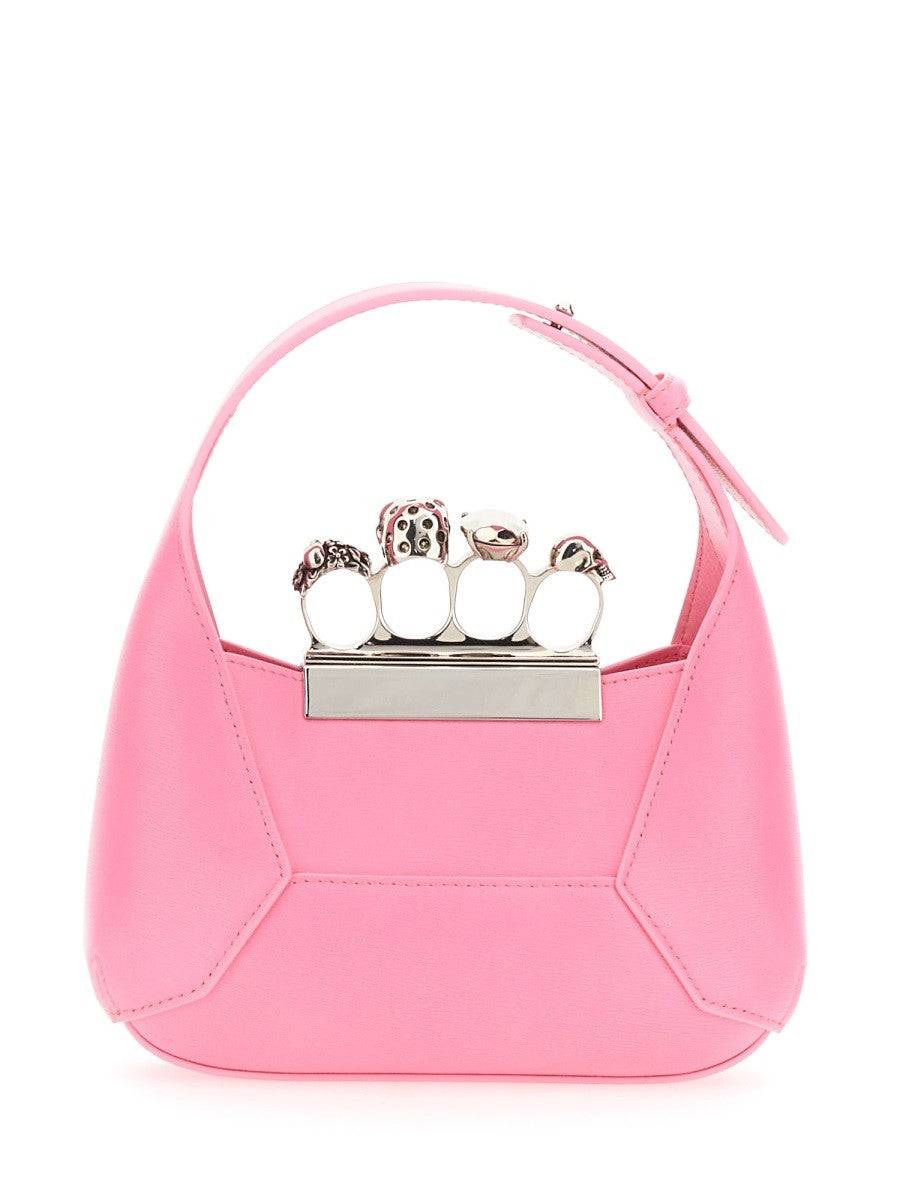 Alexander Mcqueen JEWELLED MINI HOBO BAG