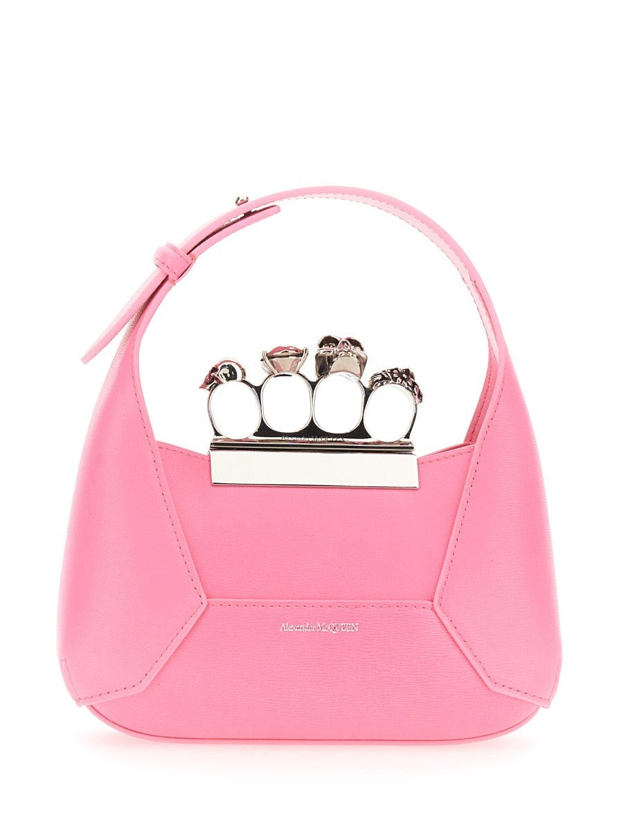 Alexander Mcqueen JEWELLED MINI HOBO BAG