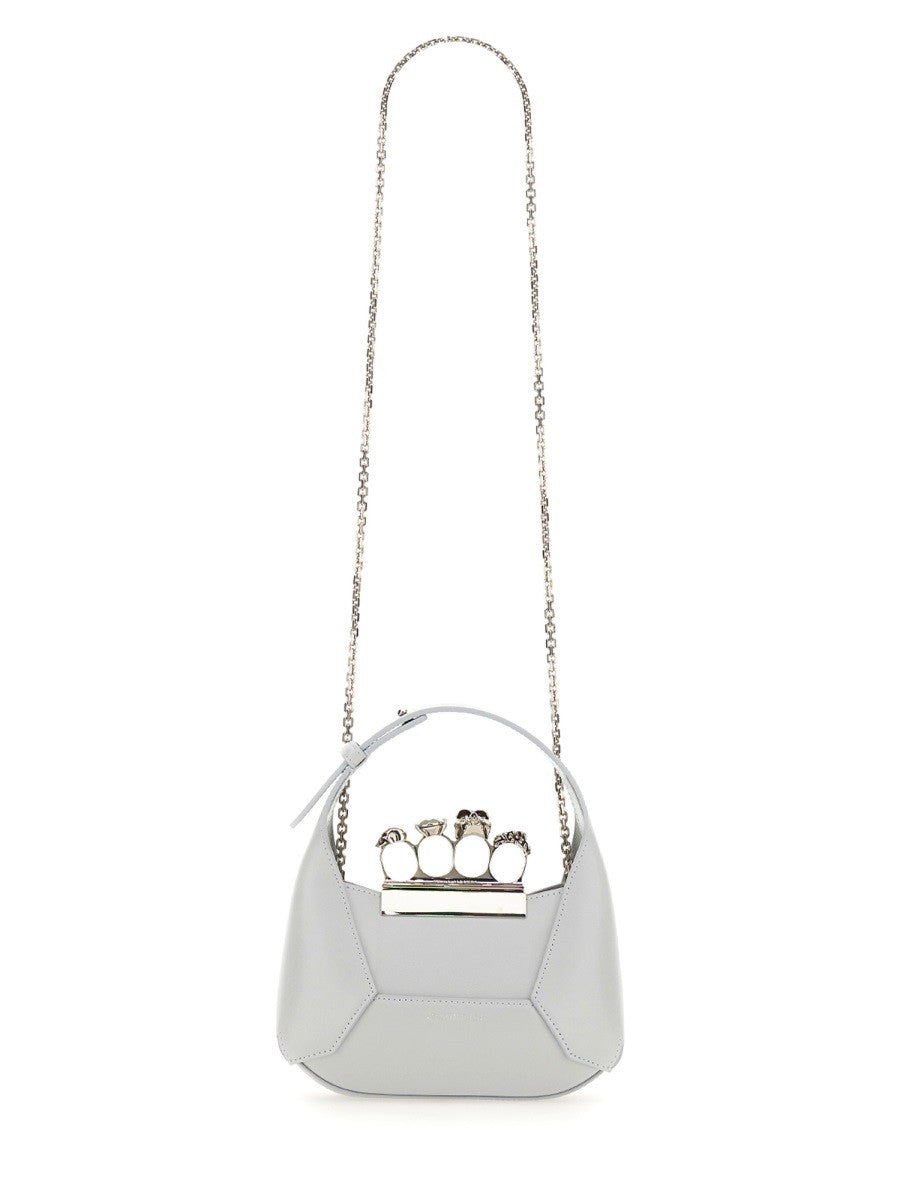 Alexander Mcqueen JEWELLED MINI HOBO BAG