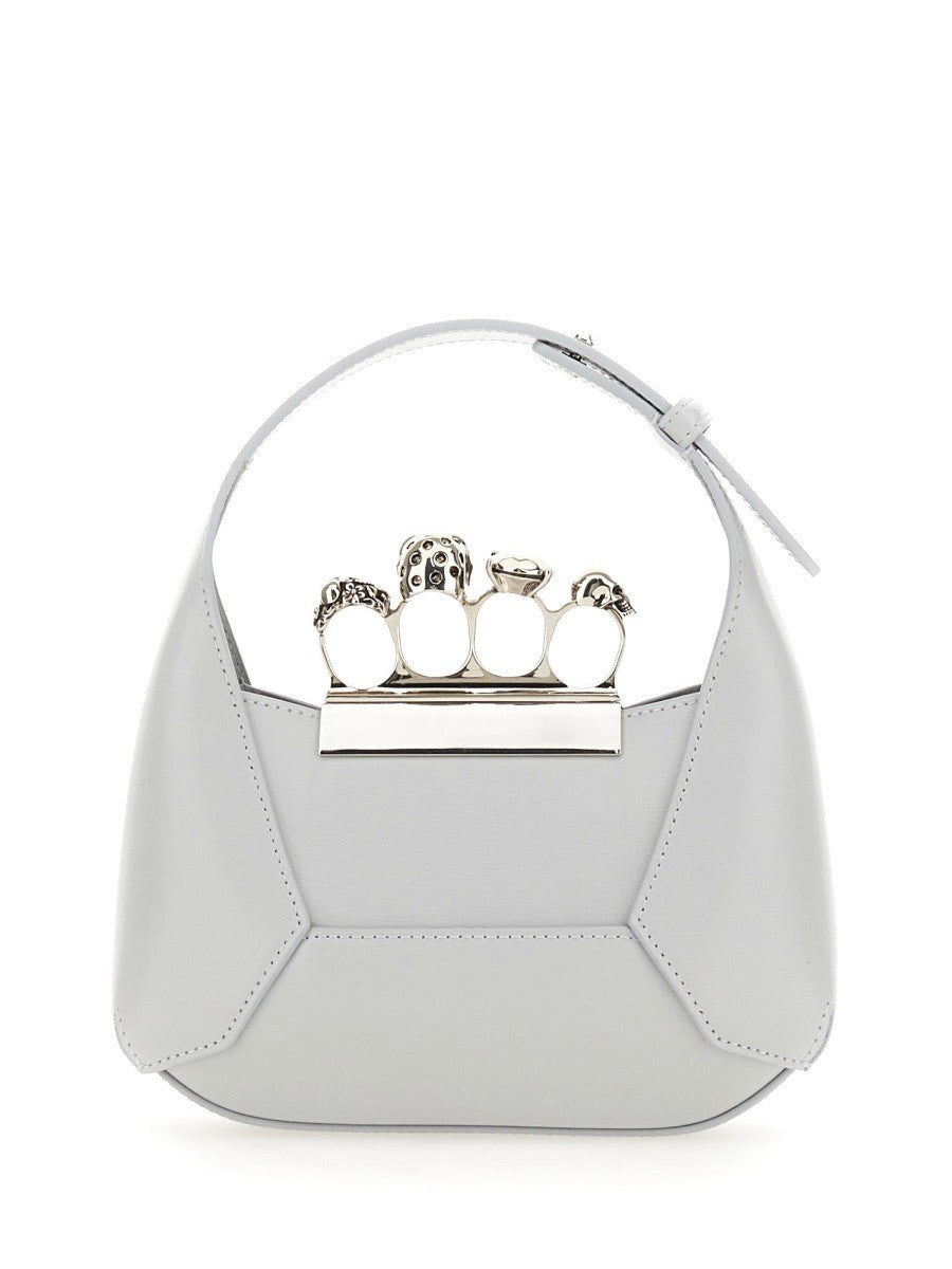 Alexander Mcqueen JEWELLED MINI HOBO BAG