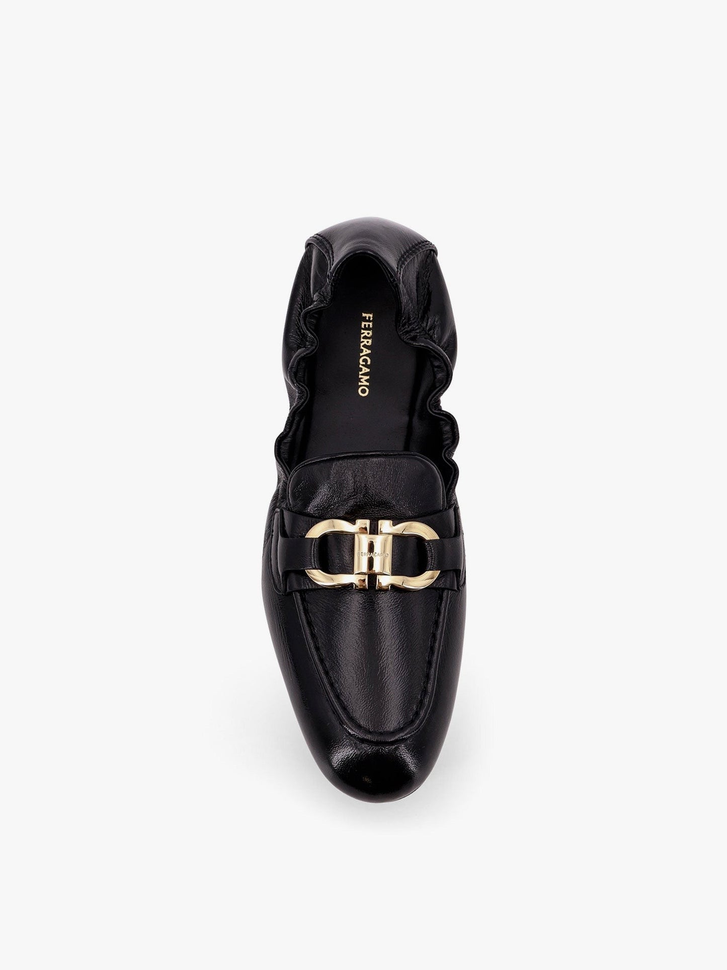 Ferragamo Jodie deconstructed leather loafer