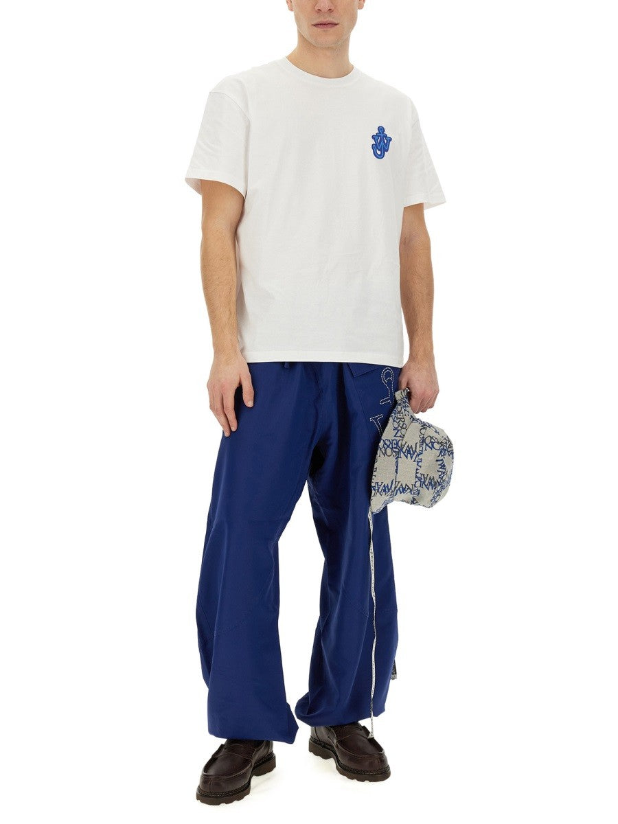 jw anderson JOGGERS PANTS WITH LOGO ANCHOR