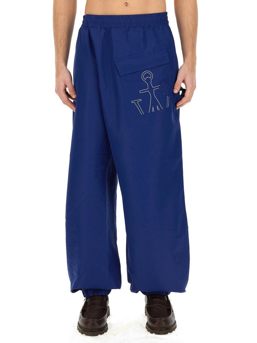 jw anderson JOGGERS PANTS WITH LOGO ANCHOR