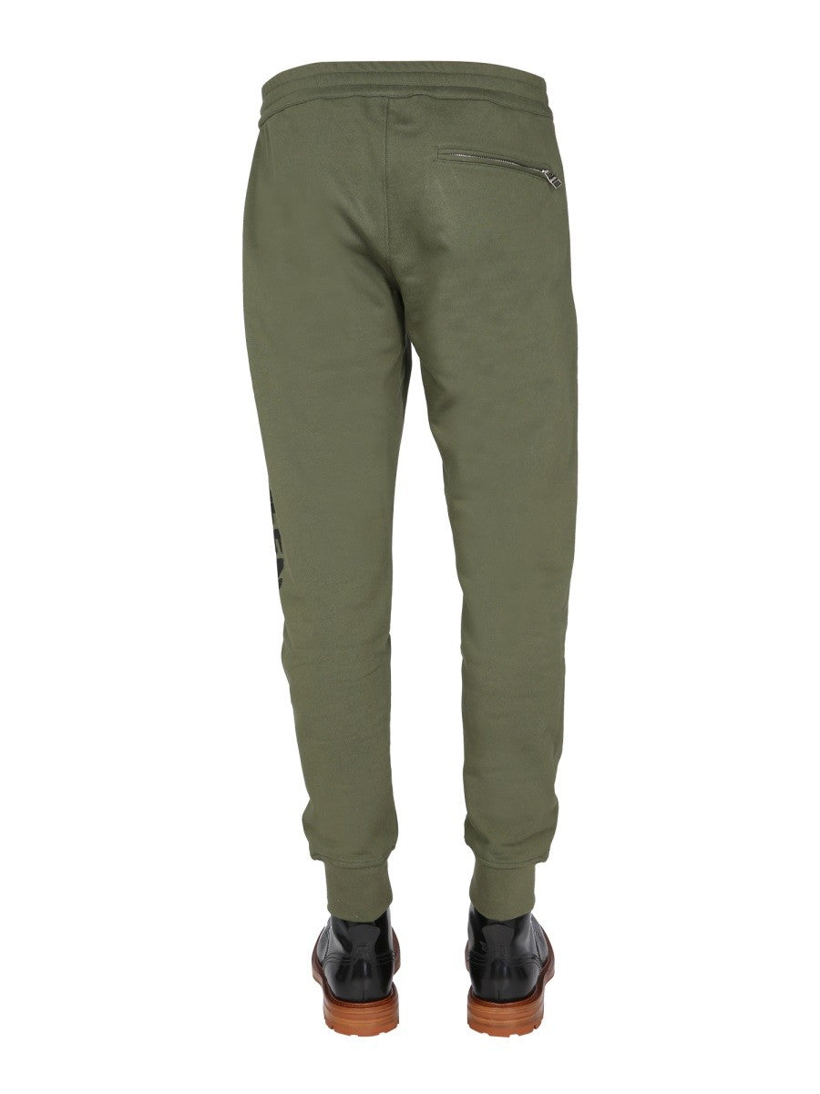 Alexander Mcqueen JOGGING PANTS WITH GRAFFITI LOGO