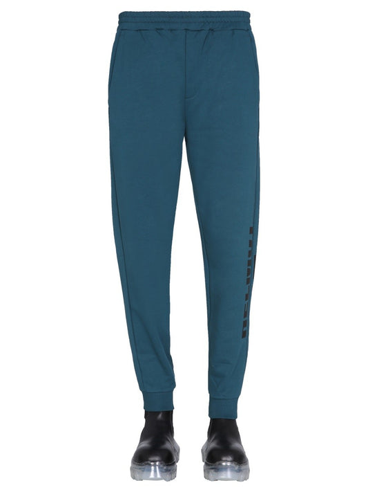 Helmut Lang JOGGING PANTS WITH LOGO PRINT
