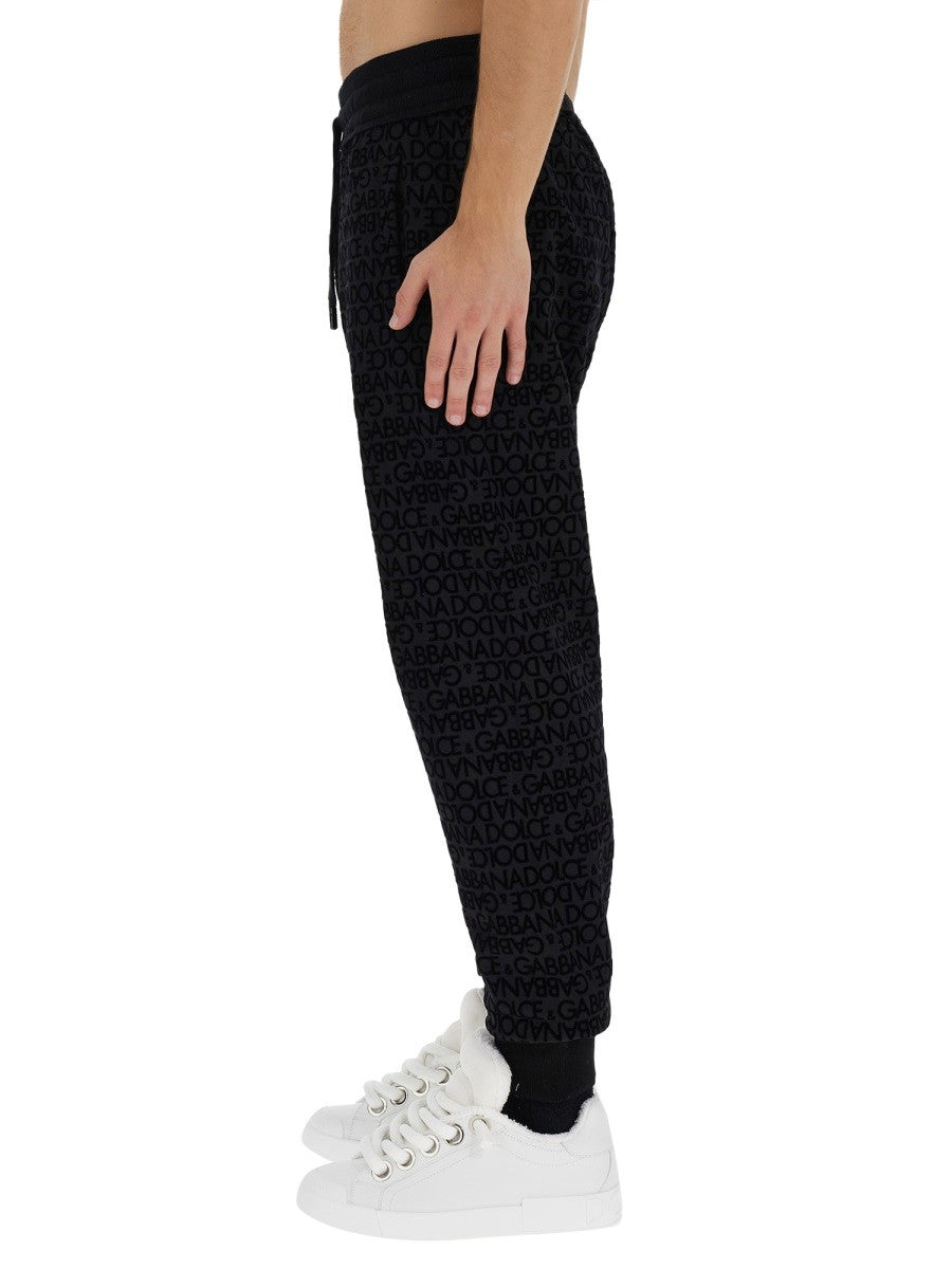 Dolce & Gabbana JOGGING PANTS WITH LOGO