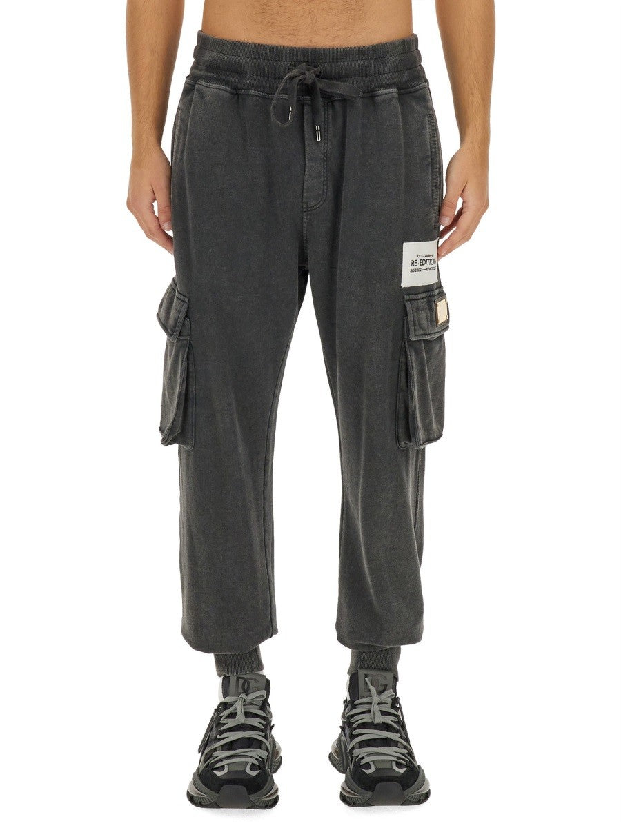 Dolce & Gabbana JOGGING PANTS WITH LOGO