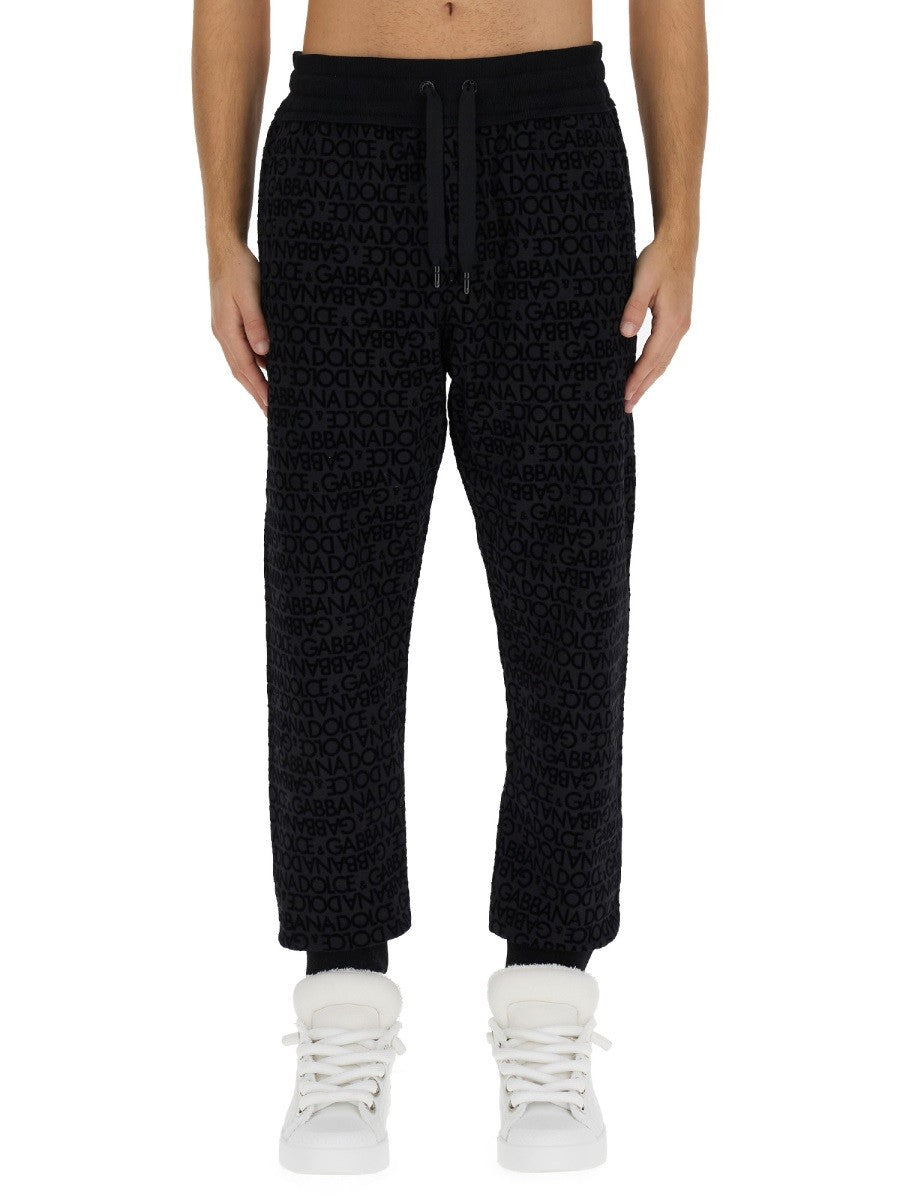 Dolce & Gabbana JOGGING PANTS WITH LOGO