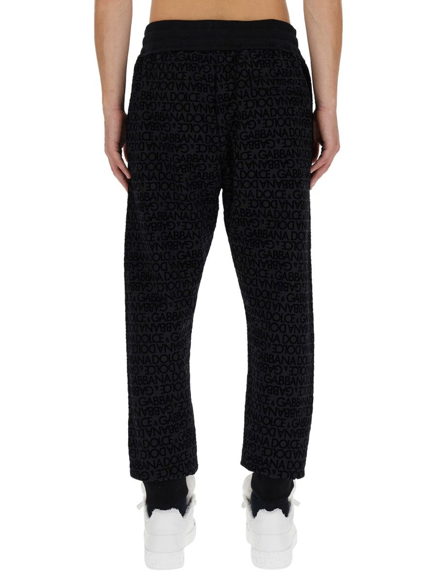 Dolce & Gabbana JOGGING PANTS WITH LOGO