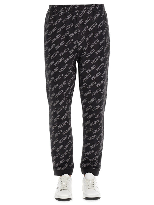 Kenzo JOGGING PANTS WITH MONOGRAM LOGO