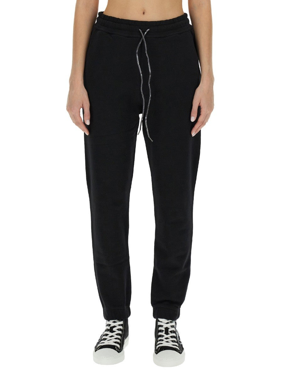 Vivienne Westwood JOGGING PANTS WITH SPRAY PRINT ORB