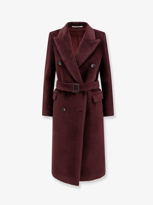 Tagliatore Jole double-breasted alpaca and wool coat