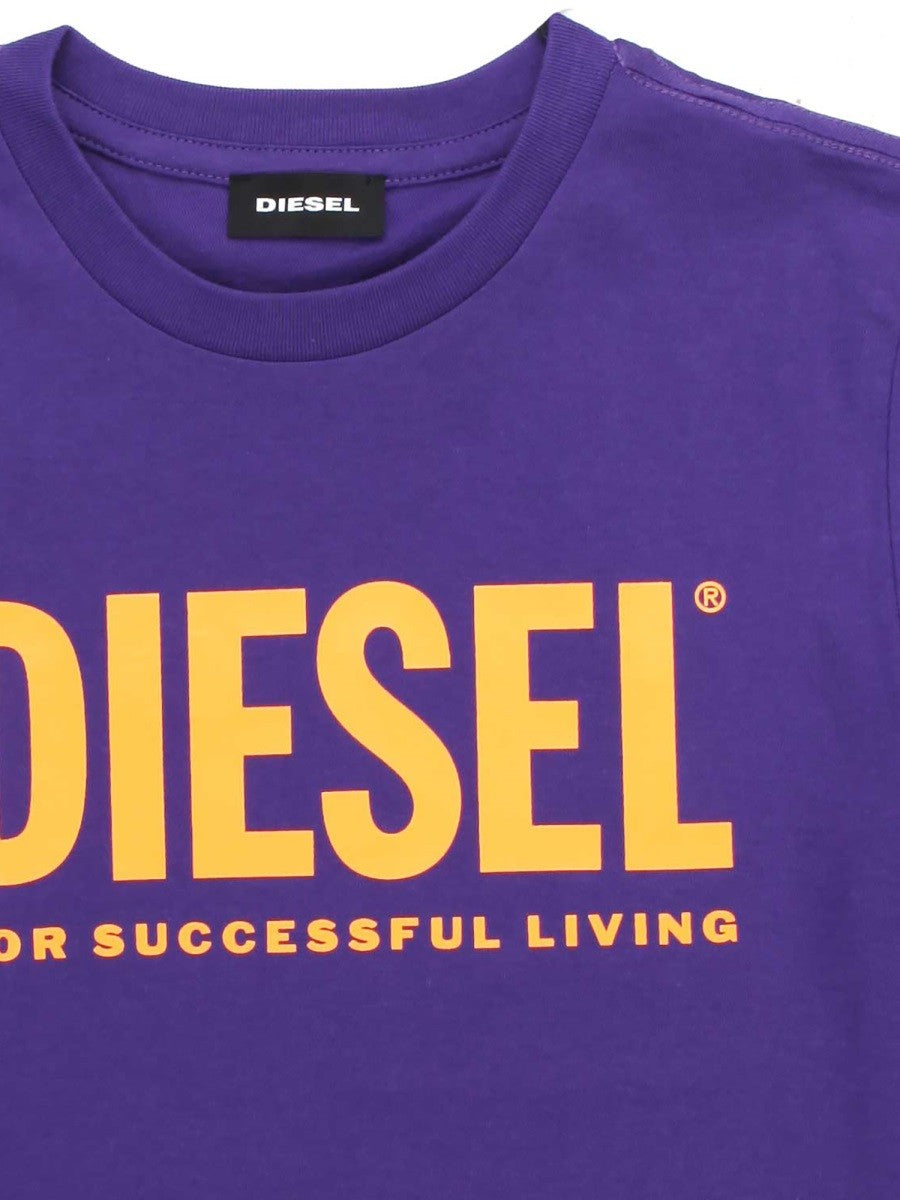 DIESEL KIDS JUST LOGO MAGLIETTA