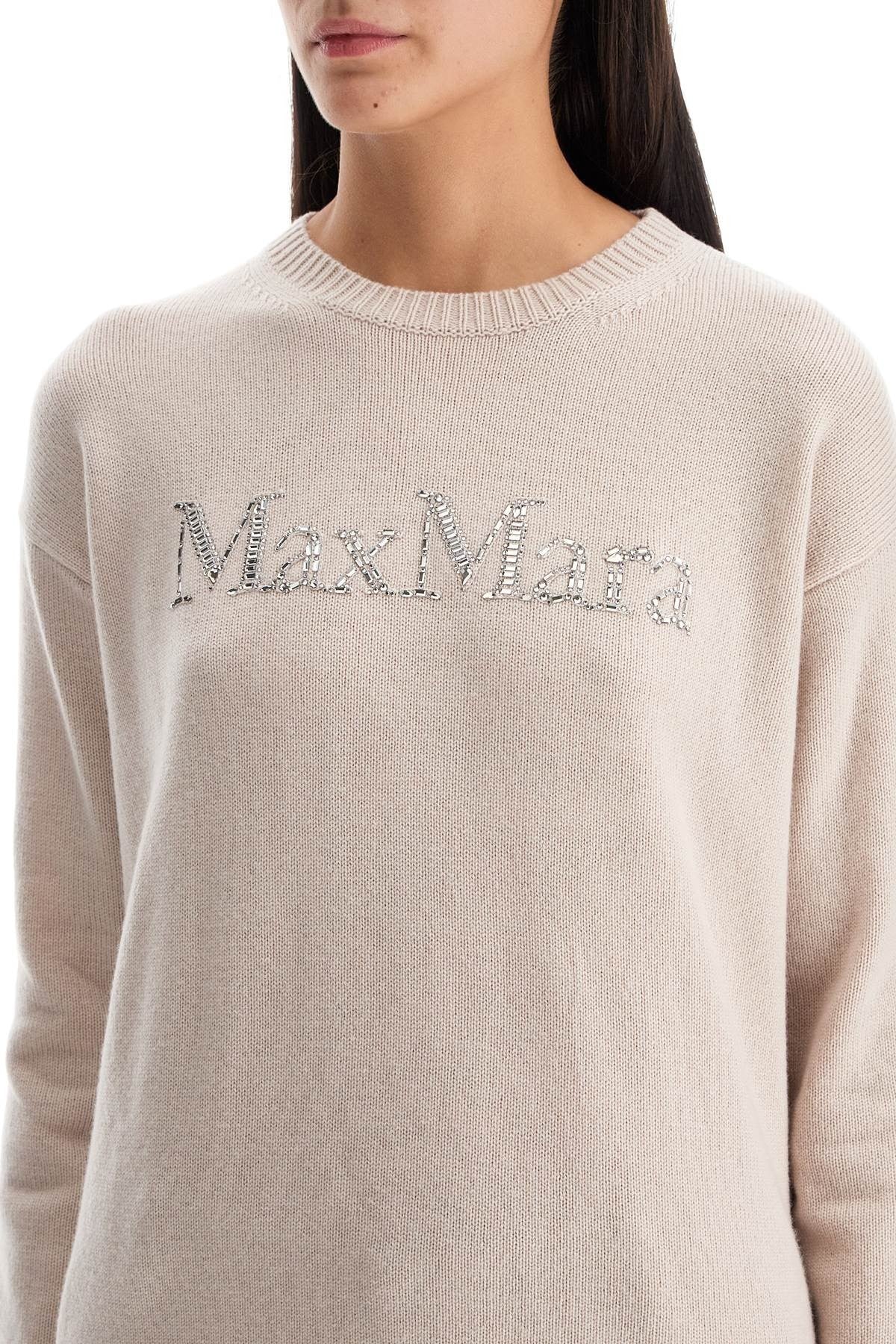 'S MAX MARA 'kassel' strass logo