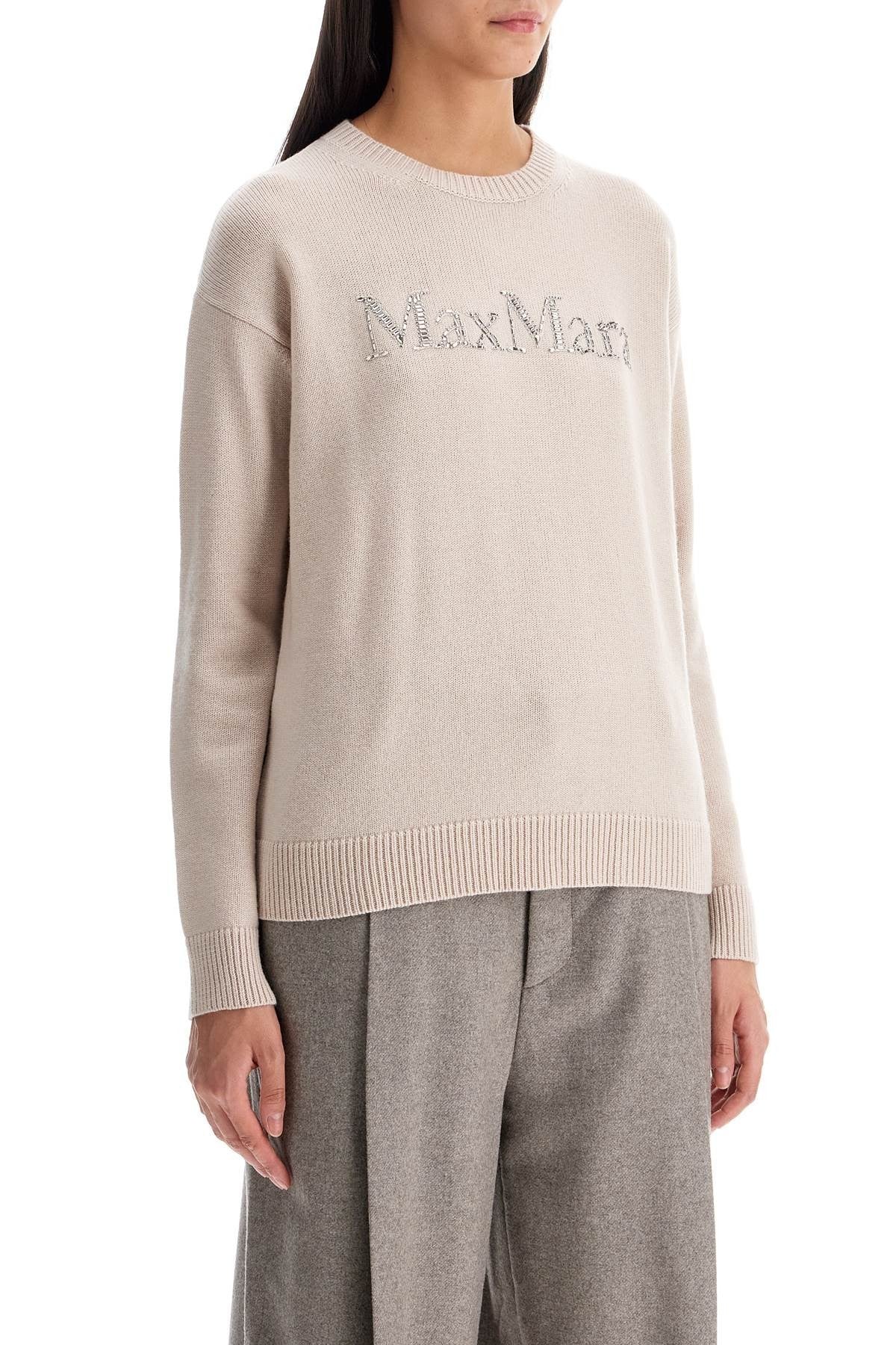 'S MAX MARA 'kassel' strass logo