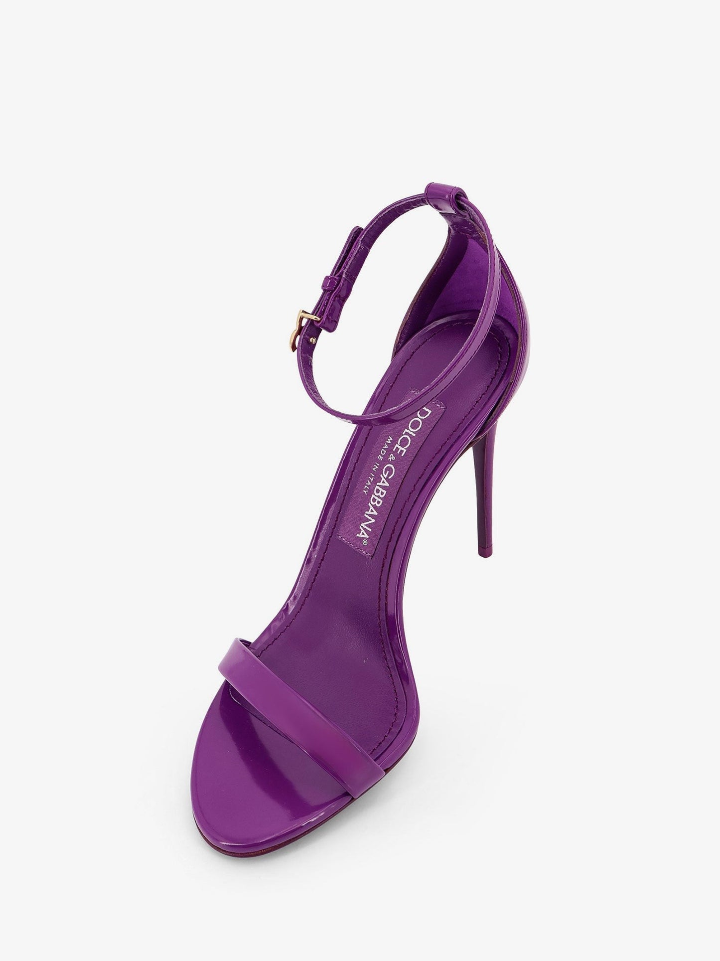 Dolce & Gabbana Keira patent leather sandals