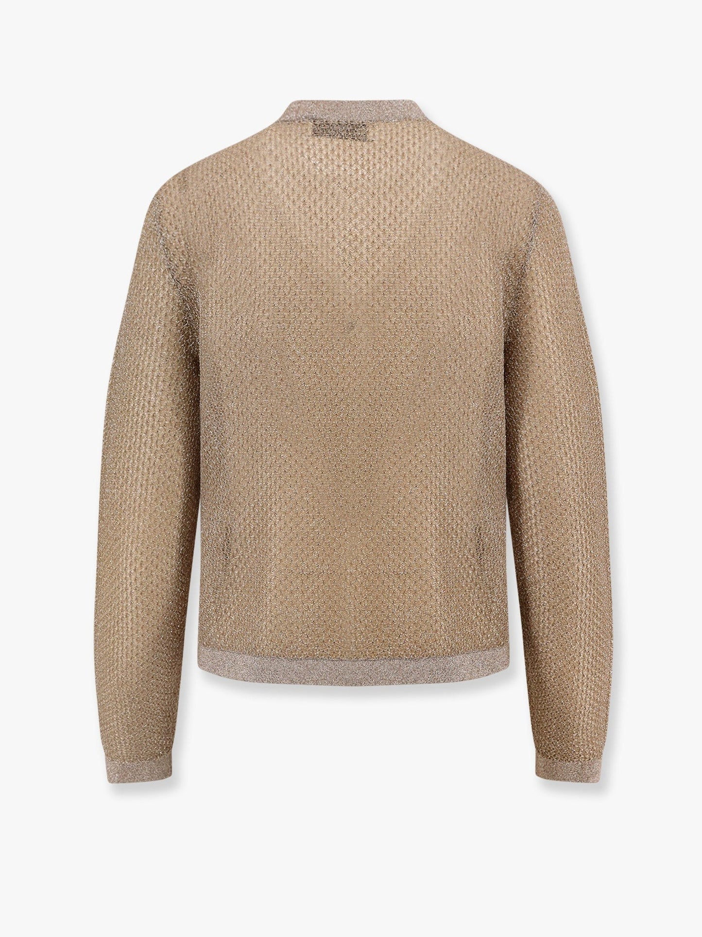 Tory Burch Kendra starlight titanium mesh cardigan