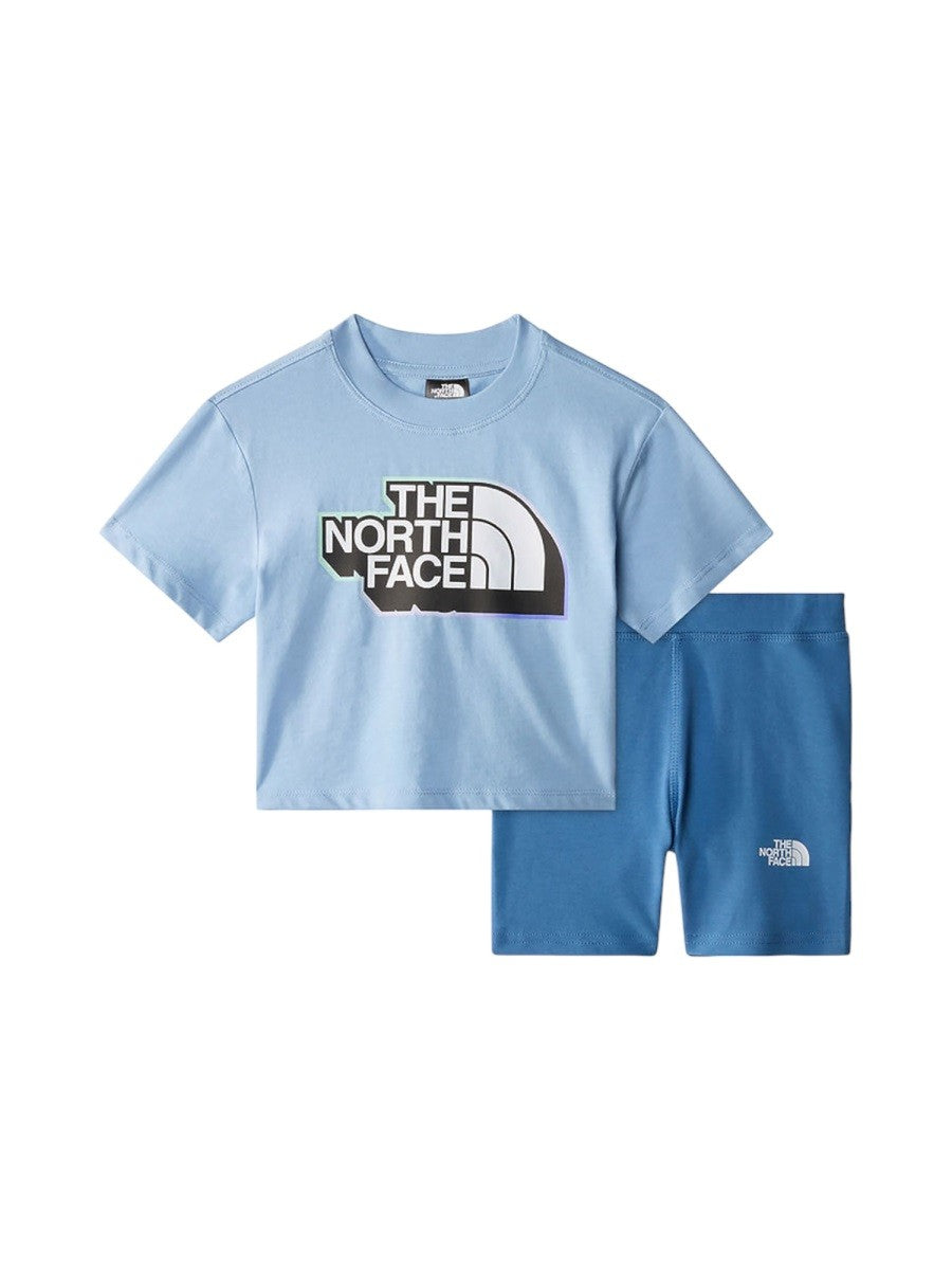 The North Face kid g summer set steel blue/indigo stone