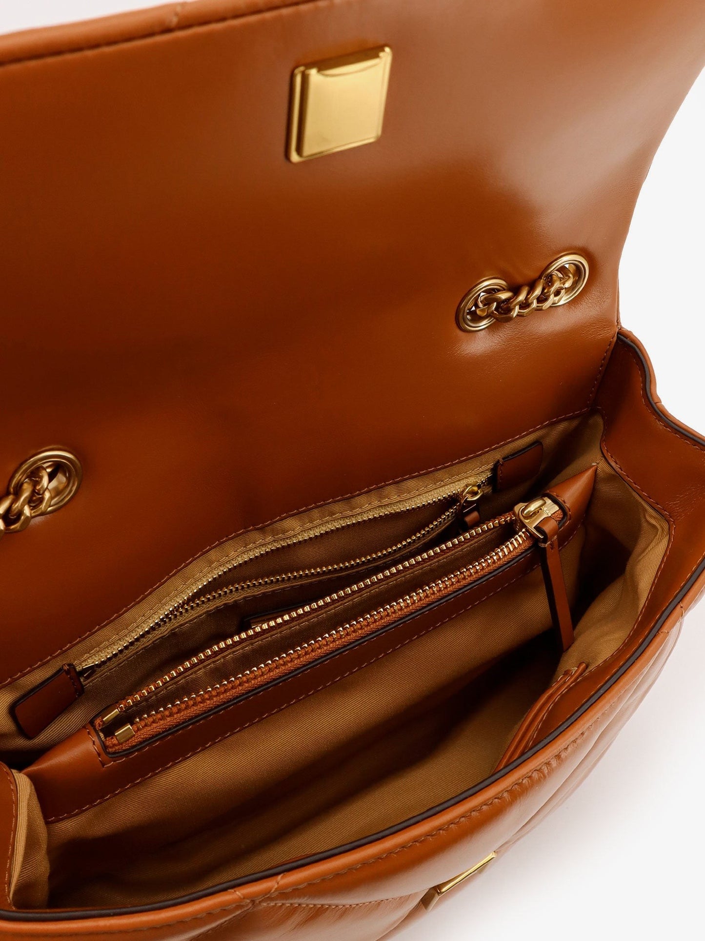 Tory Burch Kira metelassé leather shoulder bag