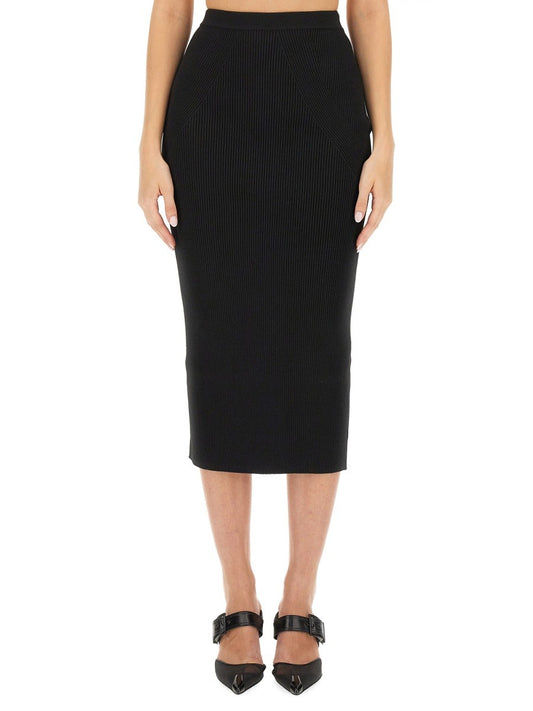 Alexander Mcqueen KNIT PENCIL SKIRT